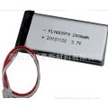 3.7V 2000mAh Lithium polymer battery pack